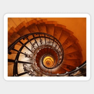 Spiral Staircase, St Stephen's Basilica, Budapest Sticker